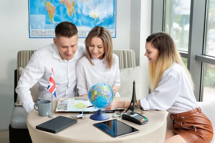 Professional in a global office